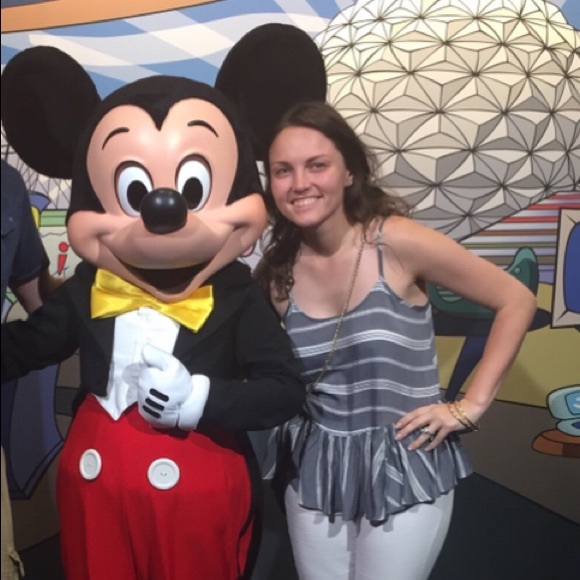 Striped Peplum Tank - Picture 4 of 5